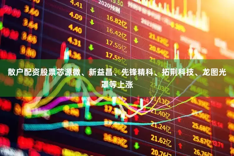 散户配资股票芯源微、新益昌、先锋精科、拓荆科技、龙图光罩等上涨